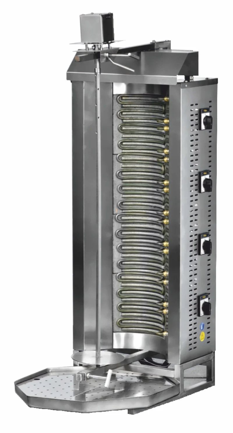 Pimak Elektrikli 8 Radyanlı Döner Ocağı Üstten Motorlu 50x60x105 cm M077-4D