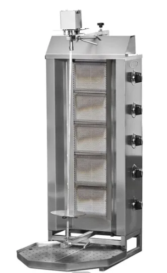 Pimak Üstten Motorlu Döner Ocağı 5 Radyanlı Gazlı LPG Ce Belgeli 47x75x135 cm DO8/M77-1(5P)