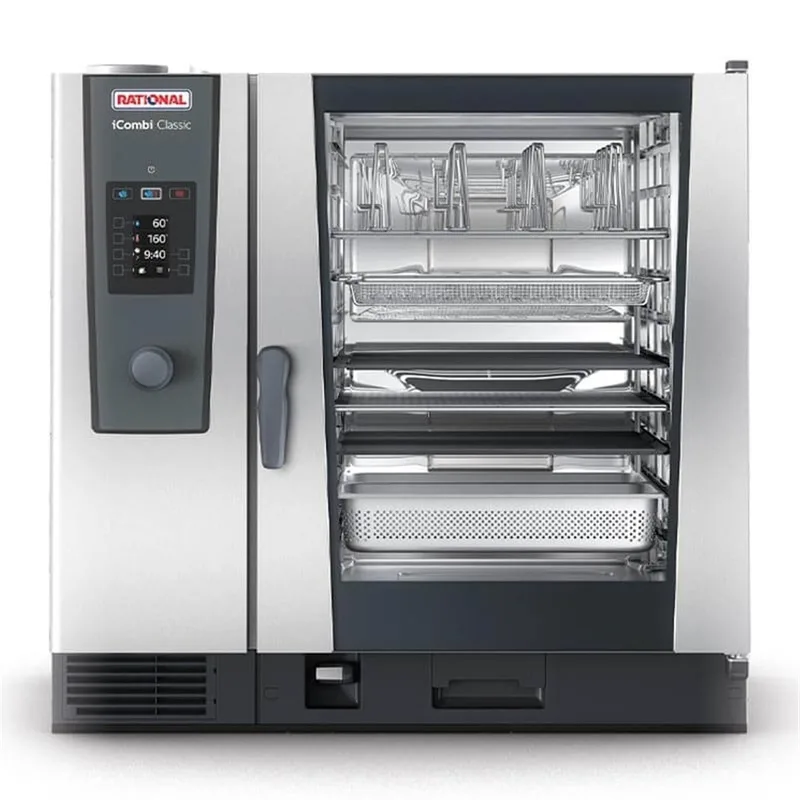 Rational 10 Tepsili Buhar Konveksiyonlu Gazlı Fırın 10x2/1 iCombi Classic ICC102G
