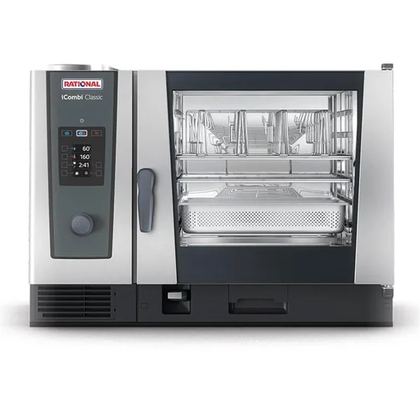 Rational 6 Tepsili Buhar Konveksiyonlu Gazlı Fırın 6x2/1 iCombi Classic ICC62G