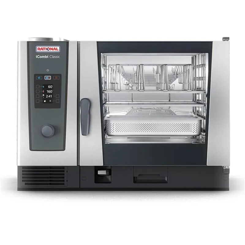 Rational 6 Tepsili Buhar Konveksiyonlu Gazlı Fırın 6x2/1 iCombi Classic ICC62G