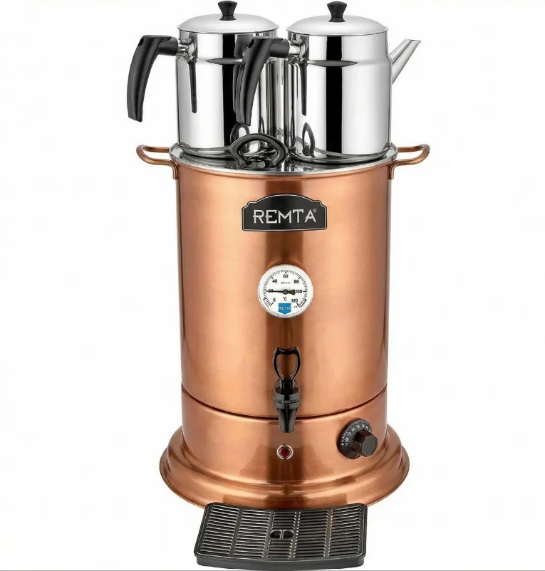 Remta 2 Demlikli Elite Model Çay Makinesi 18 Lt. EL11