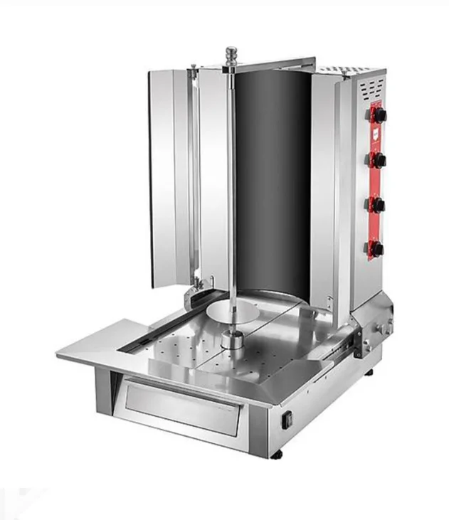 REMTA 4'lü Oval Camlı Elektronik Alttan Motorlu Döner Ocağı MA05