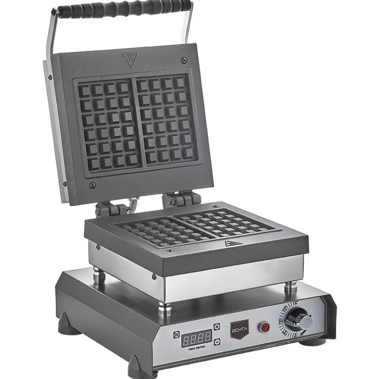Remta Çiçek Model Değiştirlebilir Waffle Makinesi 16 cm Çaplı W34C