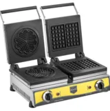 Remta Kare ve Çiçek Model Çiftli Waffle Makinesi 21 cm Çaplı W21 - 1