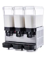Samixir Klasik Triple Karıştırıcılı Soğuk İçecek Dispenseri 20+20+20 Lt Inox 60.MMMI - 1