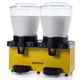Samixir Panaromik Analog Twin Soğuk İçecek Dispenseri Karıştırıcılı 22+22 Litre Sarı MM44.AY - 1