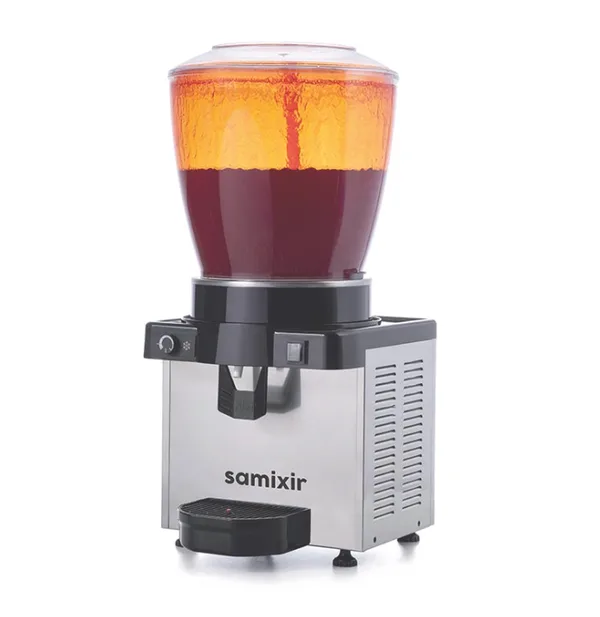 Samixir Panaromik Analog Soğuk İçecek Dispenseri Fıskiyeli 22 Litre Inox S22.AI