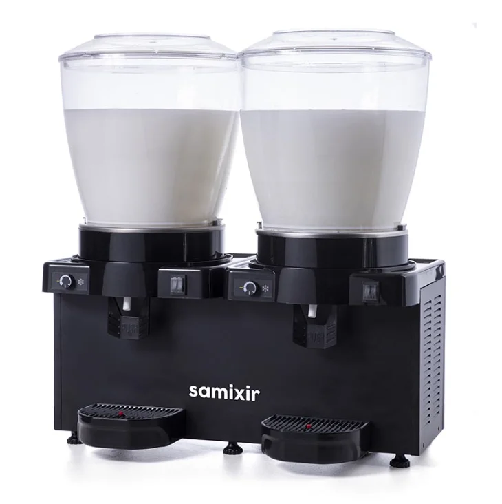 Samixir Panaromik Analog Twin Soğuk İçecek Dispenseri Karıştırıcılı 22+22 Litre MM44.AB