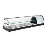Sayl Dos Pisos Tapas Soğuk Teşhir Dolabı 4 GN 1/3 Kapasiteli 108x39x36 Cm V24N - 1