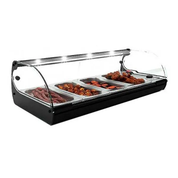 Sayl Standart Bano Maria Sıcak Teşhir Dolabı 4 GN 1/3 Kapasiteli Ledli 84x39x24 Cm C4L