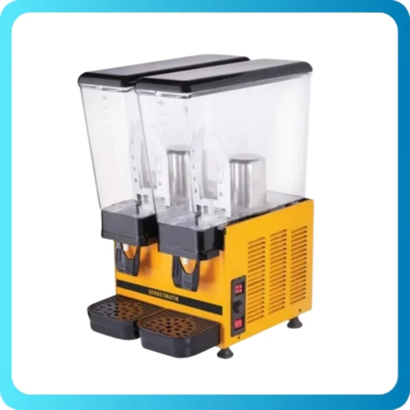 Şerbetmatik İkili Ayran Makinesi 20+20 Litre (40 lt) AA