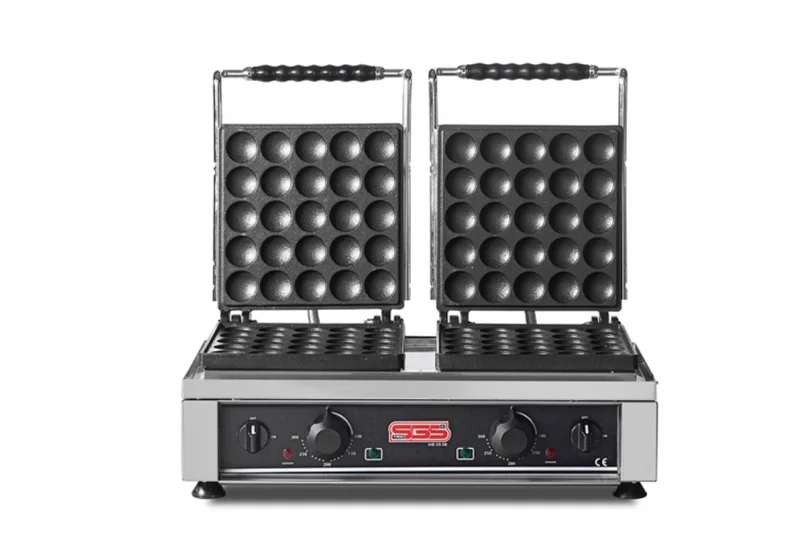 SGS Bubble Çift Kapaklı Elektrikli Waffle Makinesi WO-25DE