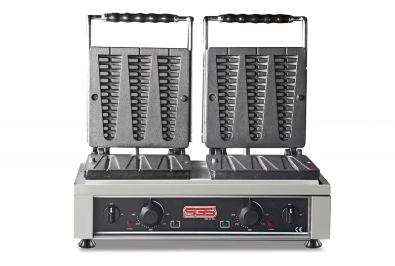 SGS Çubuk Model Çift Kapaklı Elektrikli Waffle Makinesi WF-25DE