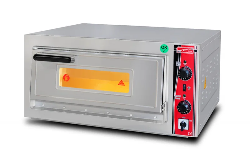 SGS Elektrikli 4 Adet 33 cm Pizza Kapasiteli Pizza Fırını PO-6868E