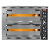SGS Elektrikli Çift Katlı 8 Tava Kapasiteli Üstten Açılmalı Profesyonel Pizza Fırını PO-7070-DE - 1