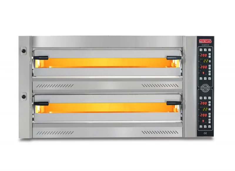 SGS Tava Kapasiteli Pizza Fırını Üstten Açılmalı Kapak PZ 10575 DE