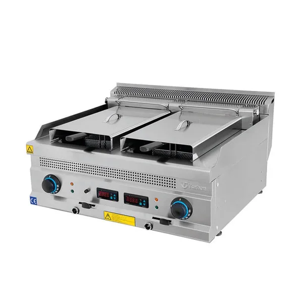 Turhan Çelik Elektrikli Dijital Fritöz 12+12 Litre 80x70x30 cm TC.7FED800