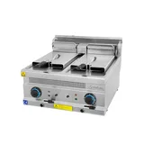 Turhan Çelik Elektrikli Fritöz 8+8 Litre 60x60x30 cm TC.6FE600 - 1