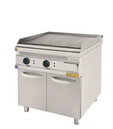Turhan Çelik Elektrikli Pleyt Izgara Yarı Oluklu Yarı Düz Yüzey 80x93x85 cm Alt Dolaplı TC.9IE810 - 1
