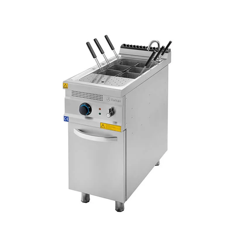 Turhan Çelik 24 Litre Makarna Haşlama Makinesi Elektrikli Alt Dolaplı 40x93x85 cm TC.9ME400