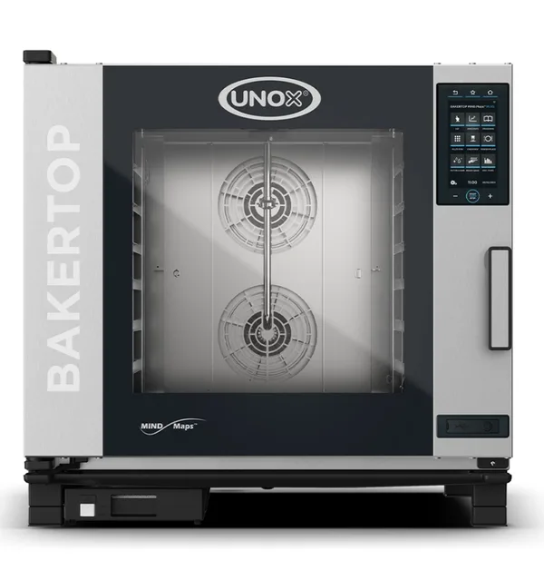 Unox 6 Tepsili Bakertop Plus Combi Fırın Elektrikli Patisseri  Dijital 40x60 cm XEBC-06EU-EPRM