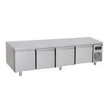 Frenox Dört Kapılı Cihaz Altı Buzdolabı Kısa 213x60x60 cm 304 Kalite USN4-SH-R290 - 1