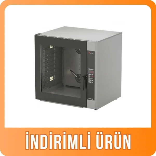 Vital 10 Tepsili Konveksiyonlu Patisserie Fırın Dijital Elektrikli 40x60 NEVO-10E