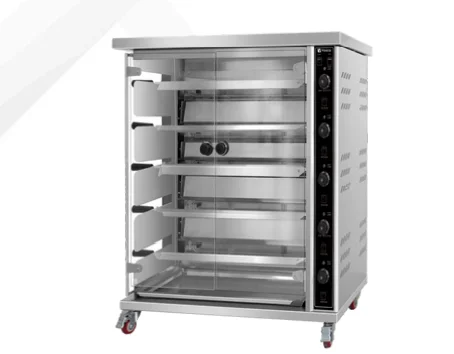 Vosco 5 Şişli Elektrikli Piliç Çevirme Fırını 138×50×126 Cm VWJG-5P