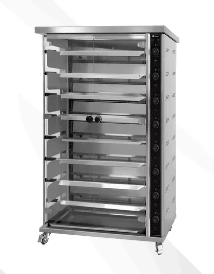 Vosco 8 Şişli Elektrikli Piliç Çevirme Fırını 138×50×192Cm VWJG-8P