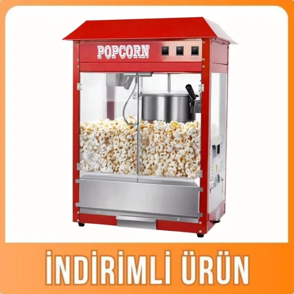 Vosco Otomatik Patlamış Mısır Makinesi, 300 gr Hazneli VZA-803