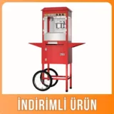 Vosco Otomatik Patlamış Mısır Makinesi, Arabalı, 300 gr Hazneli VJY-826 - 1