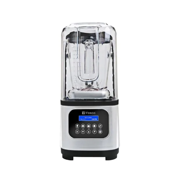 Vosco Pro Gürültü Önleyici Kapaklı Bar Blender Dijital 2 L Kapasiteli Gri VHS-212C