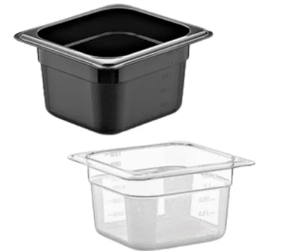 World Plas Polikarbon Gastronom Küvet 1/6 100 mm 48'Li WP-16100