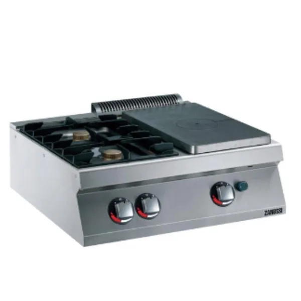 Zanussi 2 Açık Ateşli + 1/2 Kapalı Set Üstü Ocak Gazlı 80x70x25 cm 372011