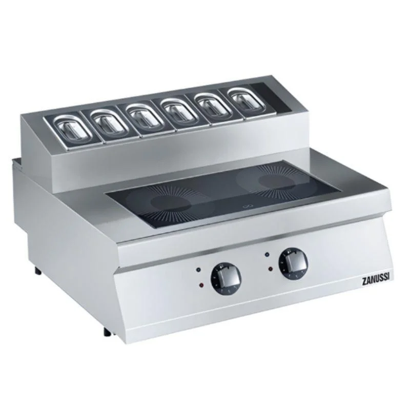 Zanussi 2'li Set Üstü Garnetür Üniteli İndüksiyonlu Ocak Elektrikli 80x70x25 cm 372023