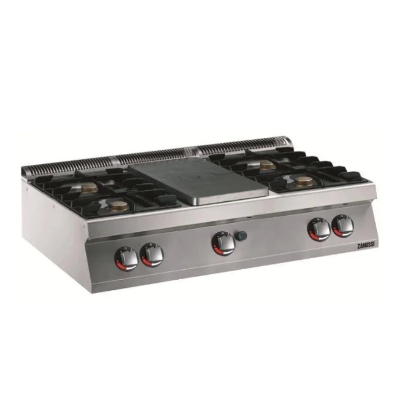 Zanussi 4 Açık Ateşli + 1/2 Kapalı Set Üstü Ocak 120x70x25 cm Gazlı 372012