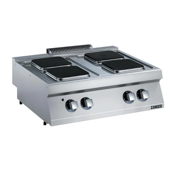 Zanussi 4'lü Kare Pleyt Set Üstü Ocak 80x70x25 cm Elektrikli 372017