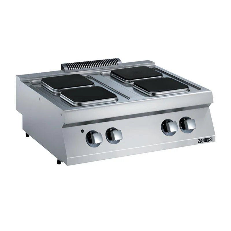 Zanussi 4'lü Kare Pleyt Set Üstü Ocak 80x70x25 cm Elektrikli 372017