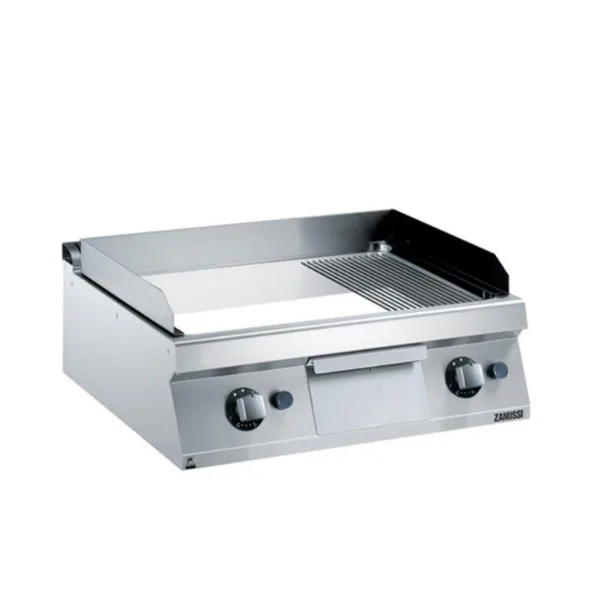 Zanussi 80 cm Yarı Oluklu Pleyt Izgara 80x70x25 cm Elektrikli 372197