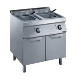 Zanussi Dolaplı 14+14 Litre Endüstriyel Fritöz Elektrikli 80x70x85 cm 372085 - 1