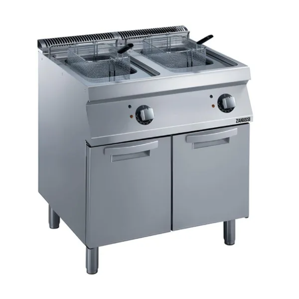 Zanussi Dolaplı 14+14 Litre Endüstriyel Fritöz Elektrikli 80x70x85 cm 372085