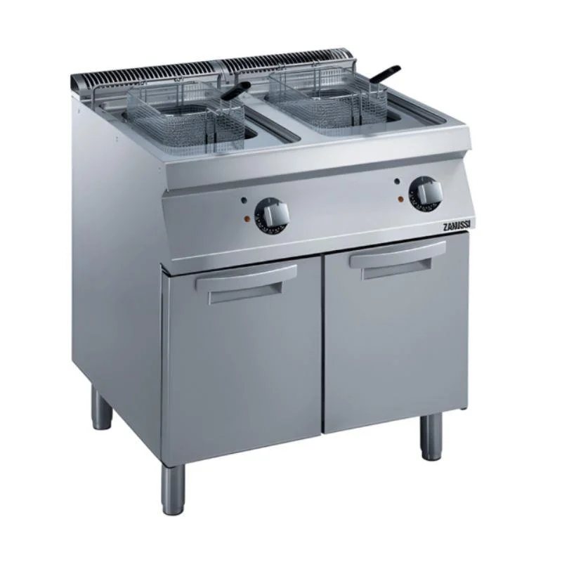 Zanussi Dolaplı 14+14 Litre Endüstriyel Fritöz Elektrikli 80x70x85 cm 372085