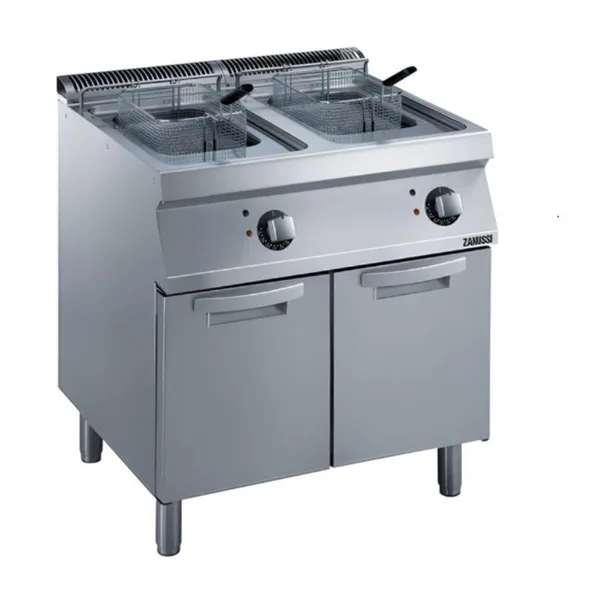 Zanussi Dolaplı 15+15 Litre Endüstriyel Fritöz Elektrikli 80x70x85 cm 372082
