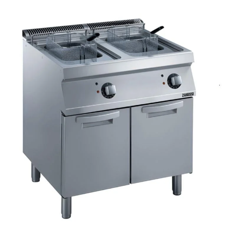 Zanussi Dolaplı 15+15 Litre Endüstriyel Fritöz Elektrikli 80x70x85 cm 372082