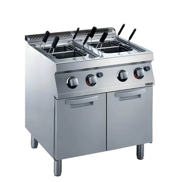 Zanussi Dolaplı 4 Sepetli 24,5+24,5 Litre Makarna Haşlam Makinesi Gazlı 80x70x85cm 372091