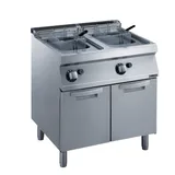 Zanussi Dolaplı 7+7 Litre Endüstriyel Fritöz Gazlı 80x70x85 cm 372069 - 1