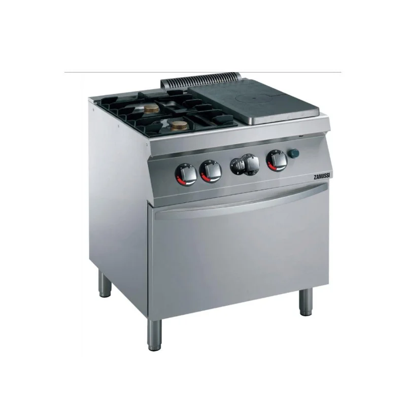 Zanussi Gazlı 2 Açık Ateş + 1/2 Kapalı Ateşli Kuzine Ocak 80x70x85 cm 372009