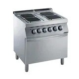 Zanussi Kare Plate Kuzine Ocak Elektrikli Dörtlü 80x70x85 cm 372018 - 1
