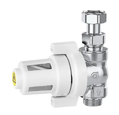 CALEFFİ KOMBİ ALTI MIKNATISLI TORTU TUTUCU FİLTRESİ 3/4” dış dişli x 3/4” iç dişli sabit somunlu